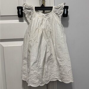 Tahari baby size 18 months white eyelet dress
